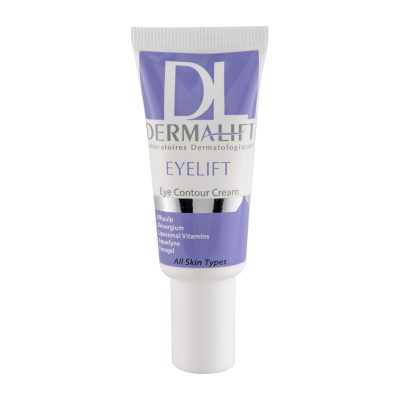 کرم رطوبت‌رسان دور چشم درمالیفت مدل Eyelift Eye Contour مناسب انواع پوست حجم 20 میلی لیتر