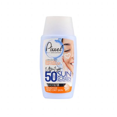 کرم ضدآفتاب پیکسل مدلSPF50 مناسب پوست‌های چرب، حجم 50 میل