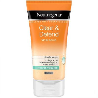 اسکراب لایه بردار نوتروژینا مدل Clear & Defend حجم ۱۵۰ میل