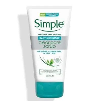 اسکراب لایه بردار سیمپل مدل Clear pore حجم ۱۵۰ میل